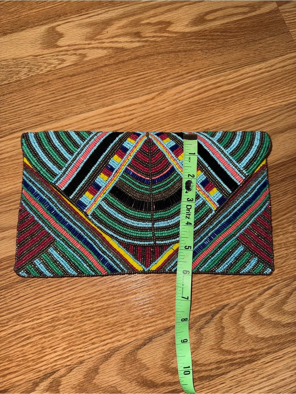 Colorful Beaded Clutch Hand Bag - Picture 4 of 7